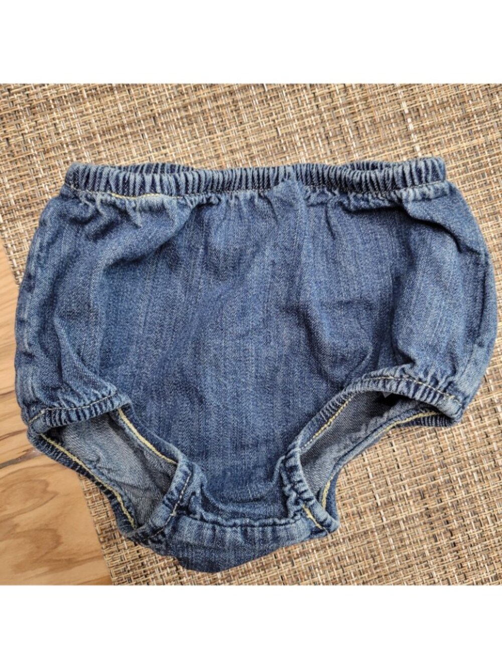 Ralph Lauren Baby Girl’s Denim Dress & Bloomer Indigo Blue Pony Size 3M - Picture 9 of 10